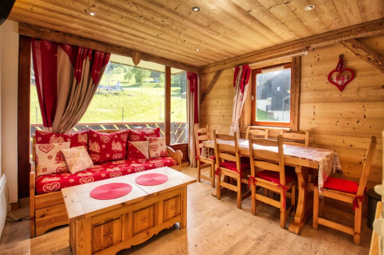 Résidence Jardin Alpin Bat B-Woonkamer