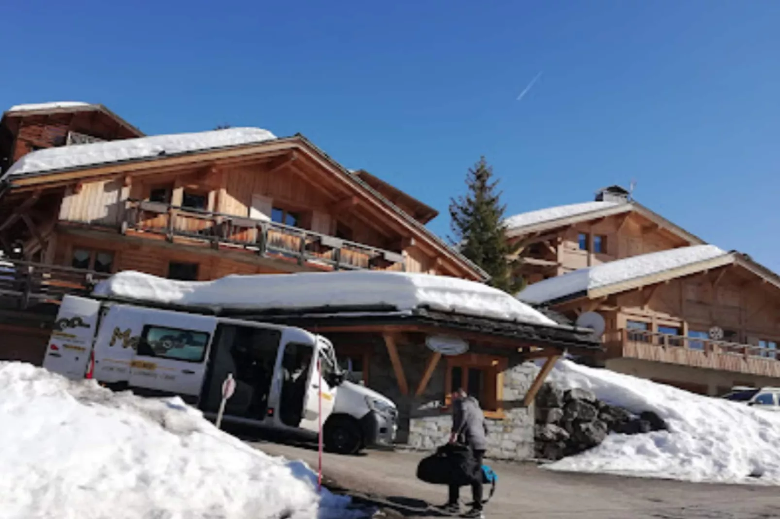 Chalet Le Trefle-Gebied winter 5km