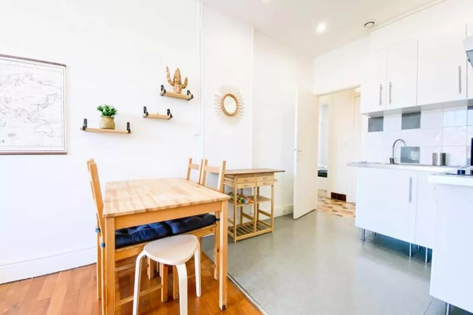 Le Berri'appart | T3 Tout &eacute;quip&eacute; | Tramway, Gare 🚡-Eetkamer