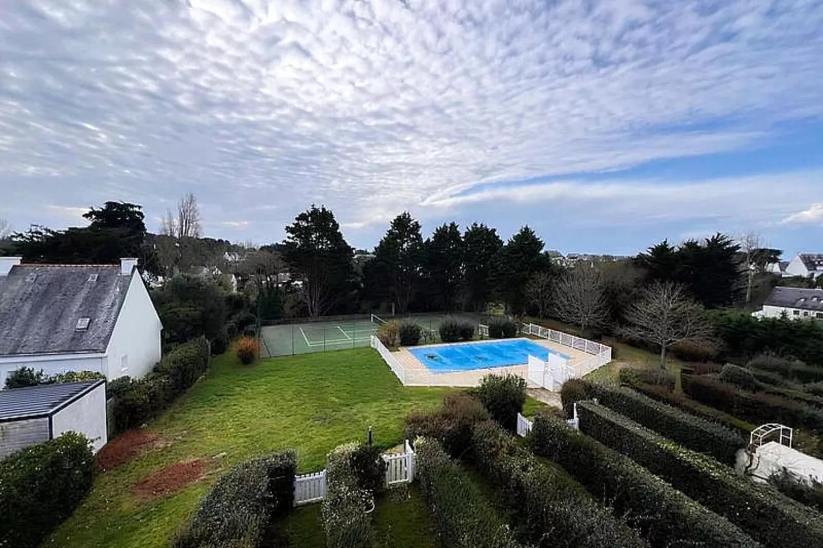 Résidence Piscine Et Plage-Uitzicht zomer