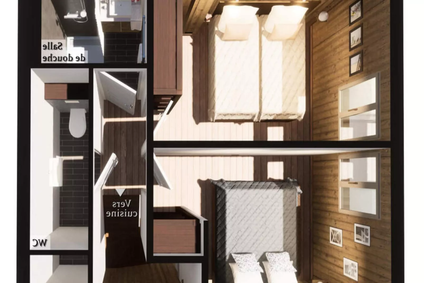 Résidence Le Soleil Levant - Slaapkamer