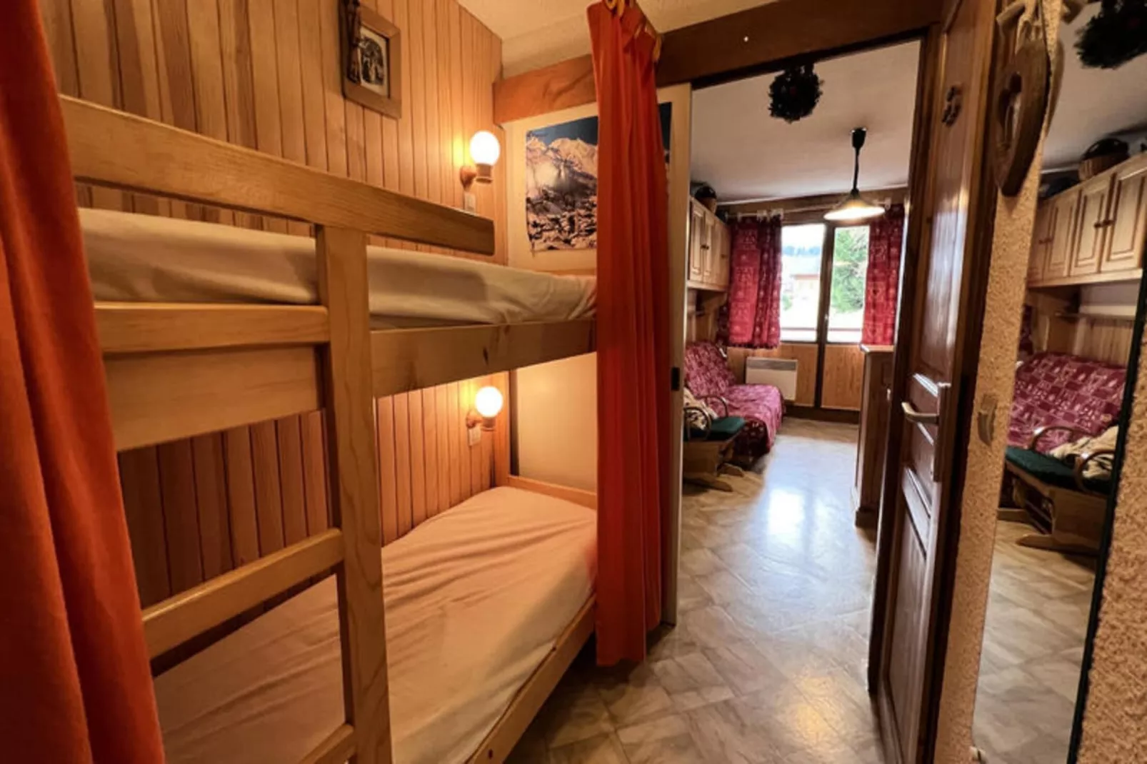 Studio à La Clusaz-Slaapkamer