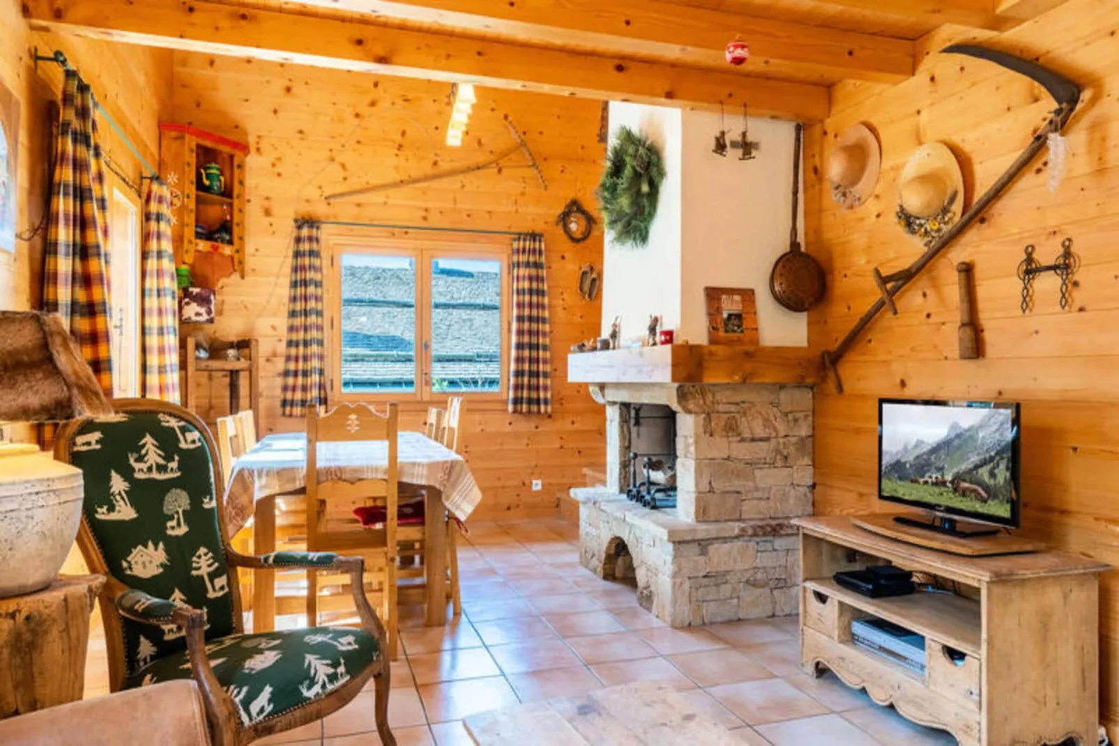 Chalet Gotty Joly L'bele-Woonkamer