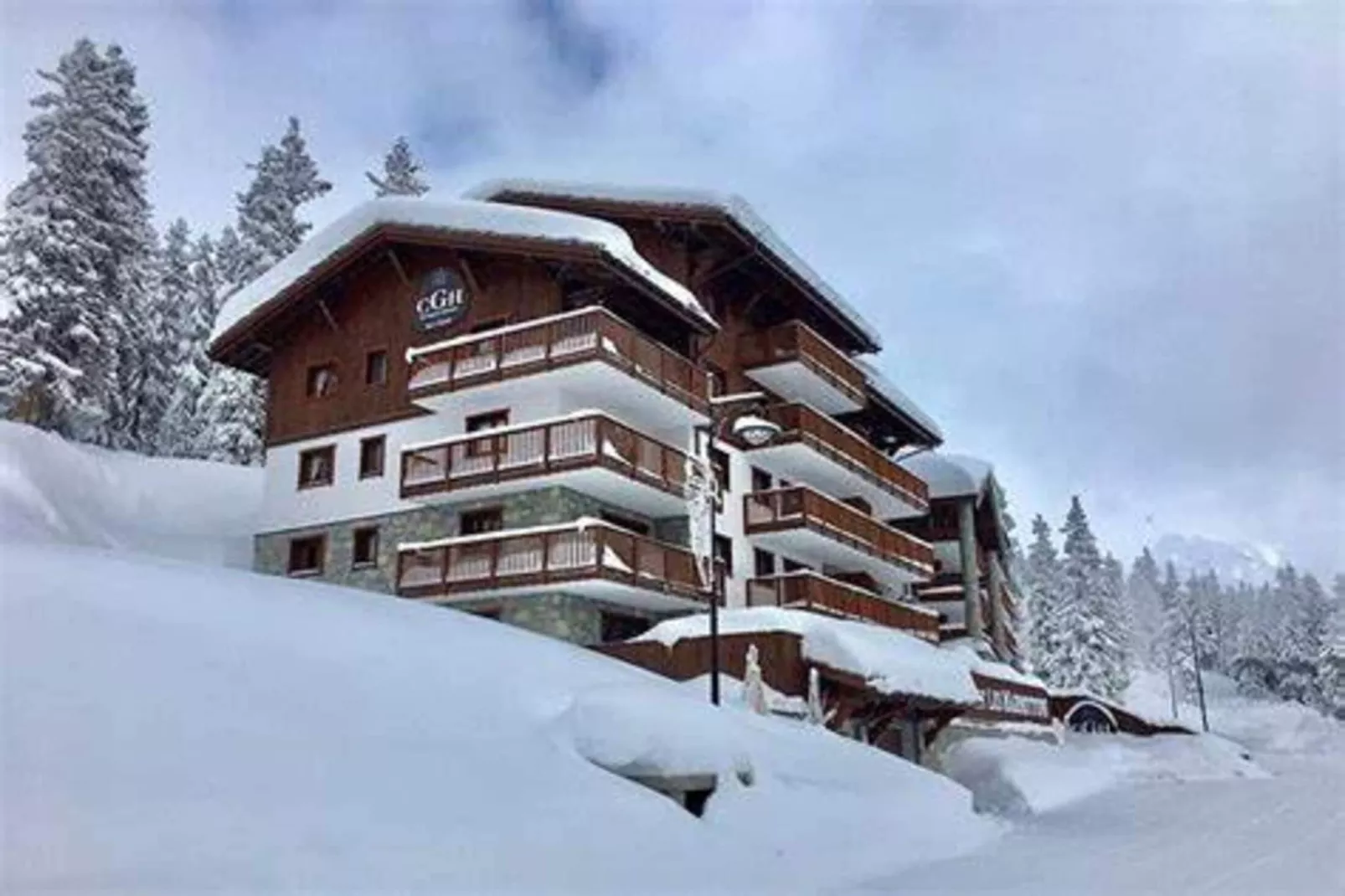 Résidence Les Mouflons-Gebied winter 1km