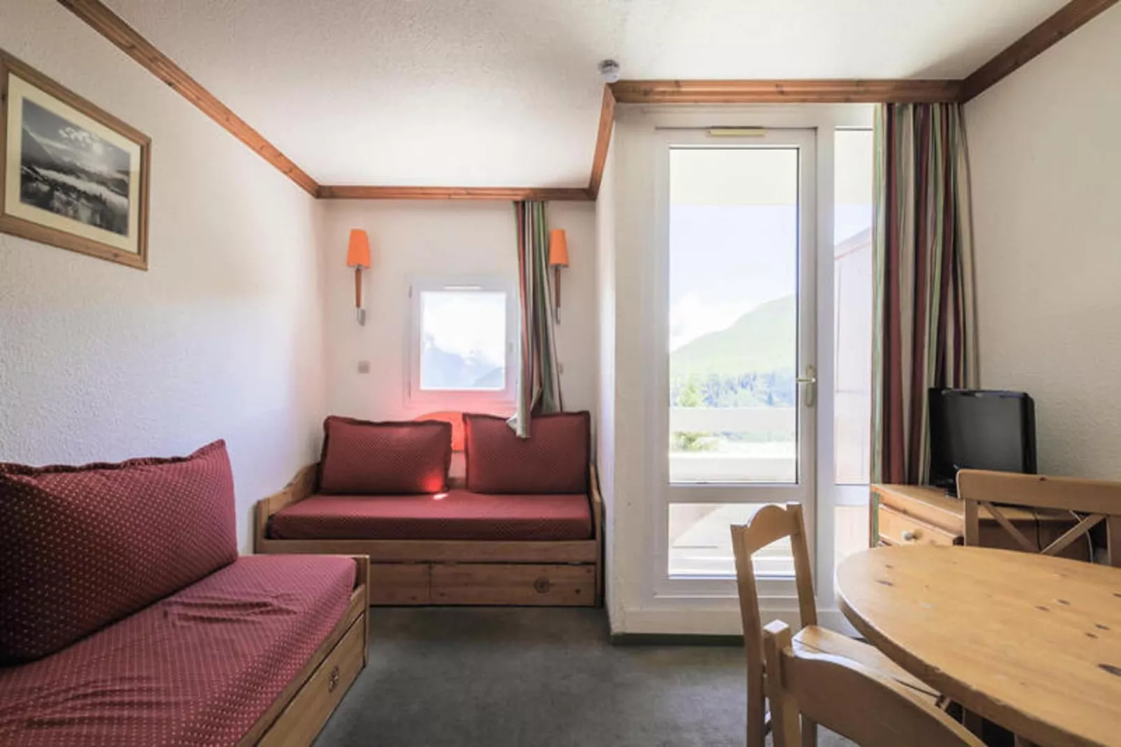 Résidence Les Horizons d'Huez - maeva Home-Woonkamer