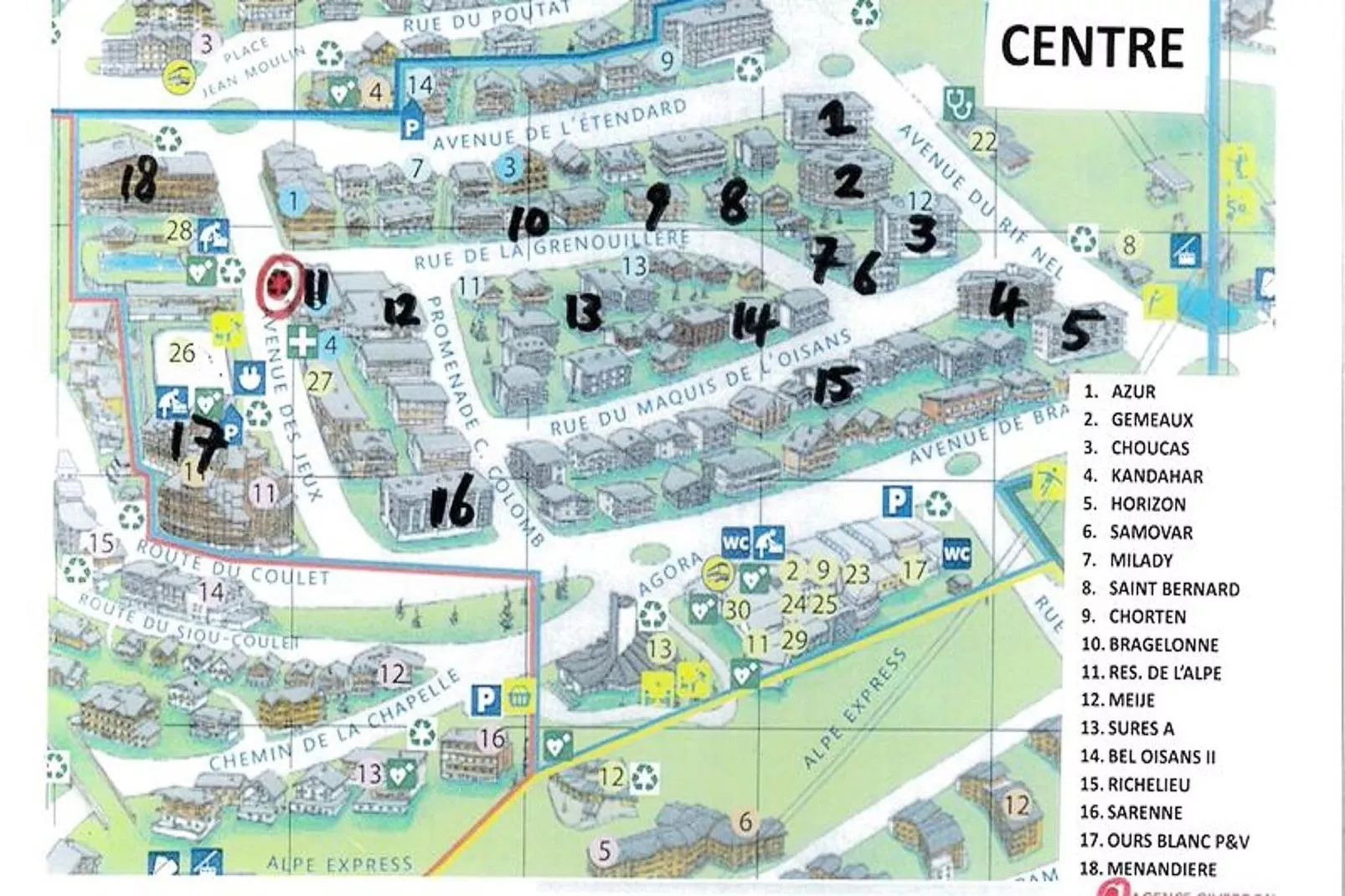 Résidence Gemeaux - Faciliteiten