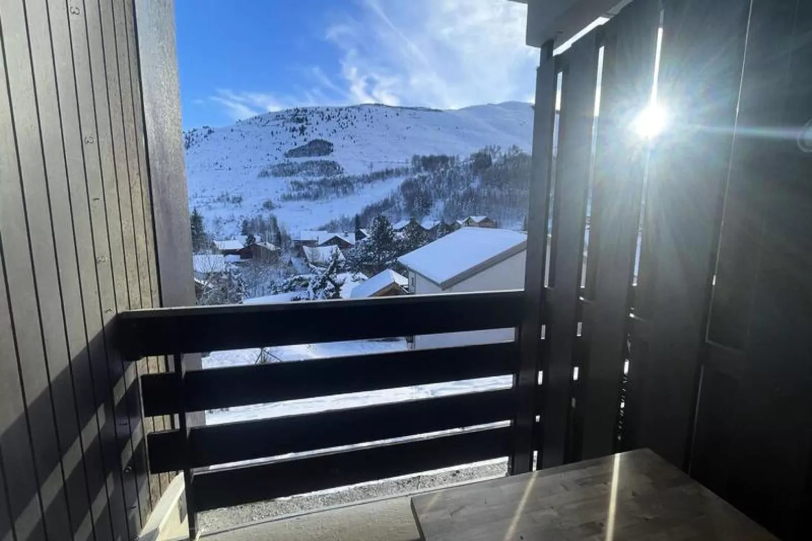 Résidence Arc En Ciel C Porte C103-Uitzicht winter