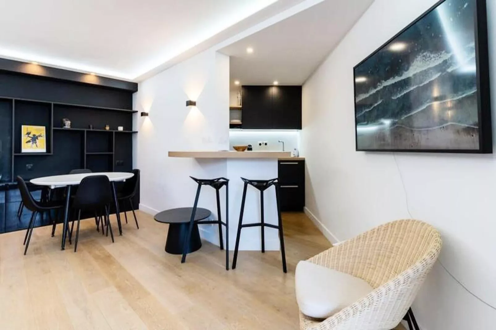 Résidence Sublime T2  Pour 4 Personnes, R&eacute;nov&eacute; Avec Piscine Tennis Parking Wifi-Keuken