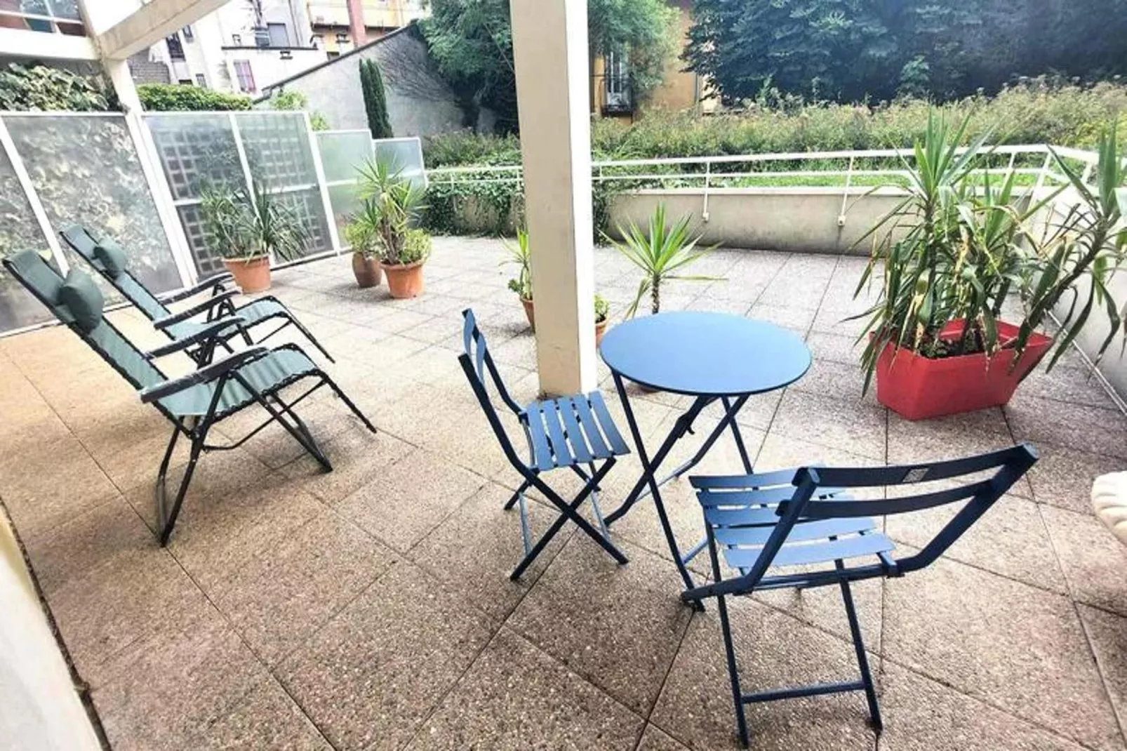 Residence Les Sycomores-Terrasbalkon