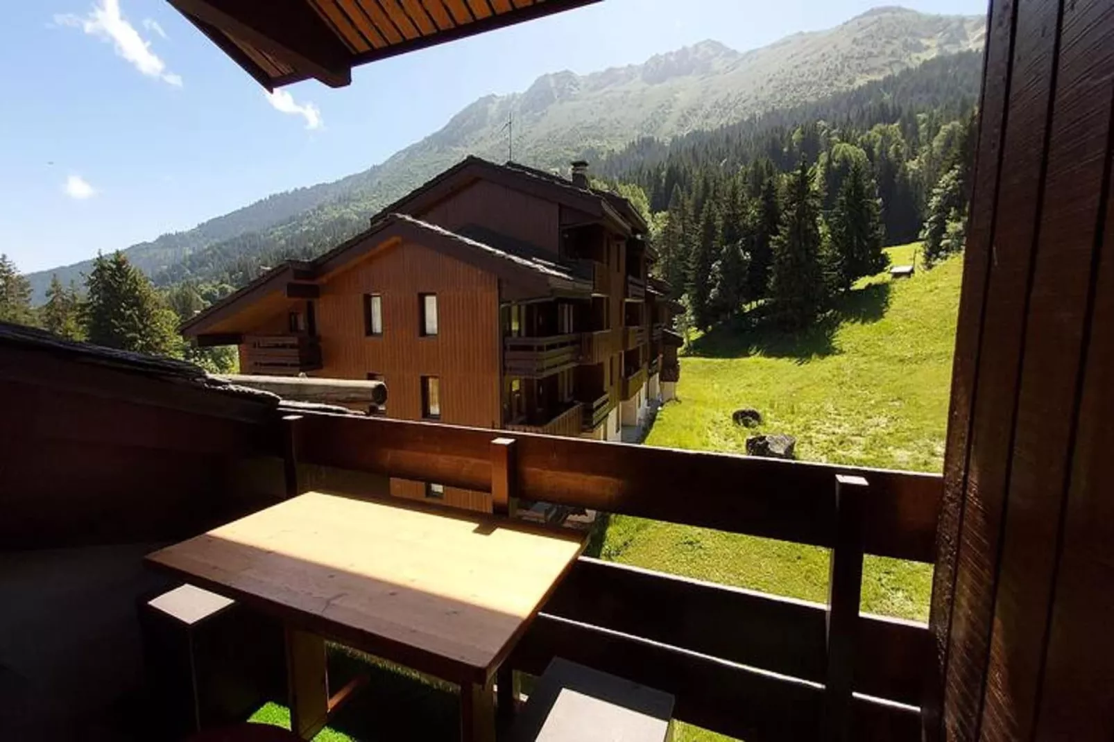 Résidence Lauziere Dessous G-Uitzicht zomer