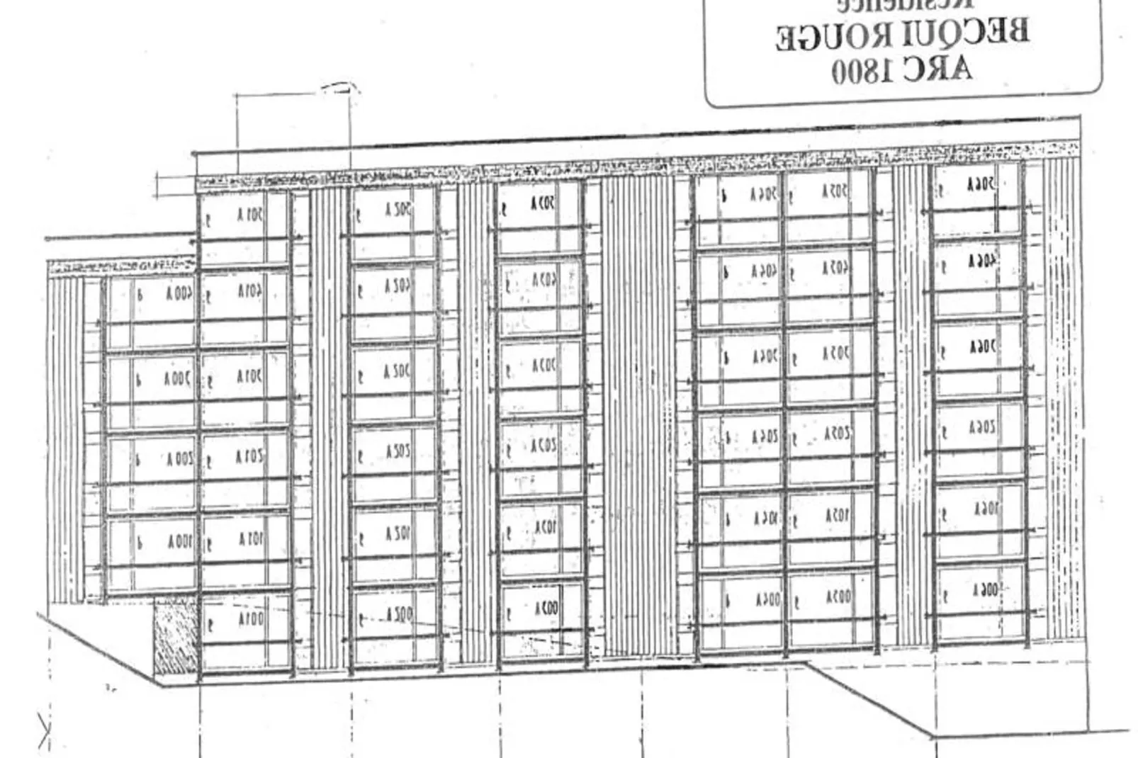 Résidence Bequi-rouge - Overloop