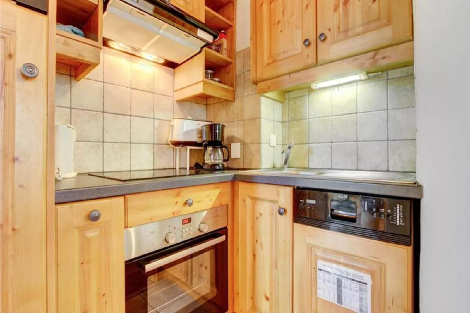 Résidence Le Lodge-Keuken