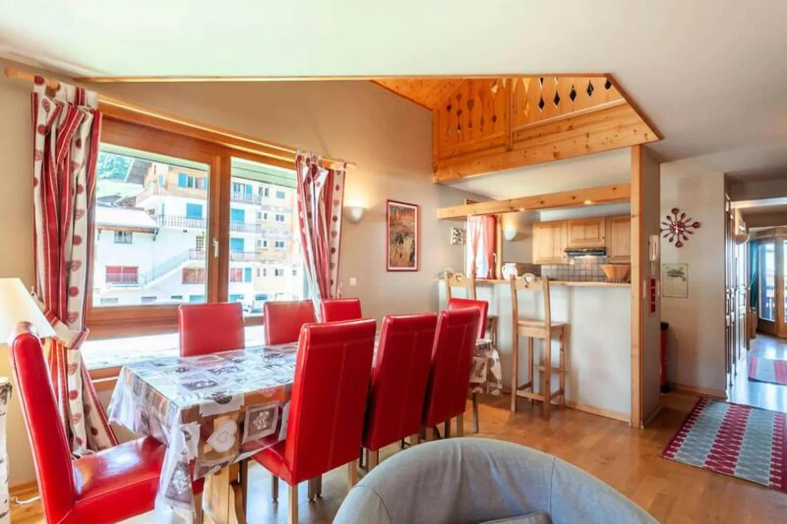 Résidence La  Ploche-Woonkamer