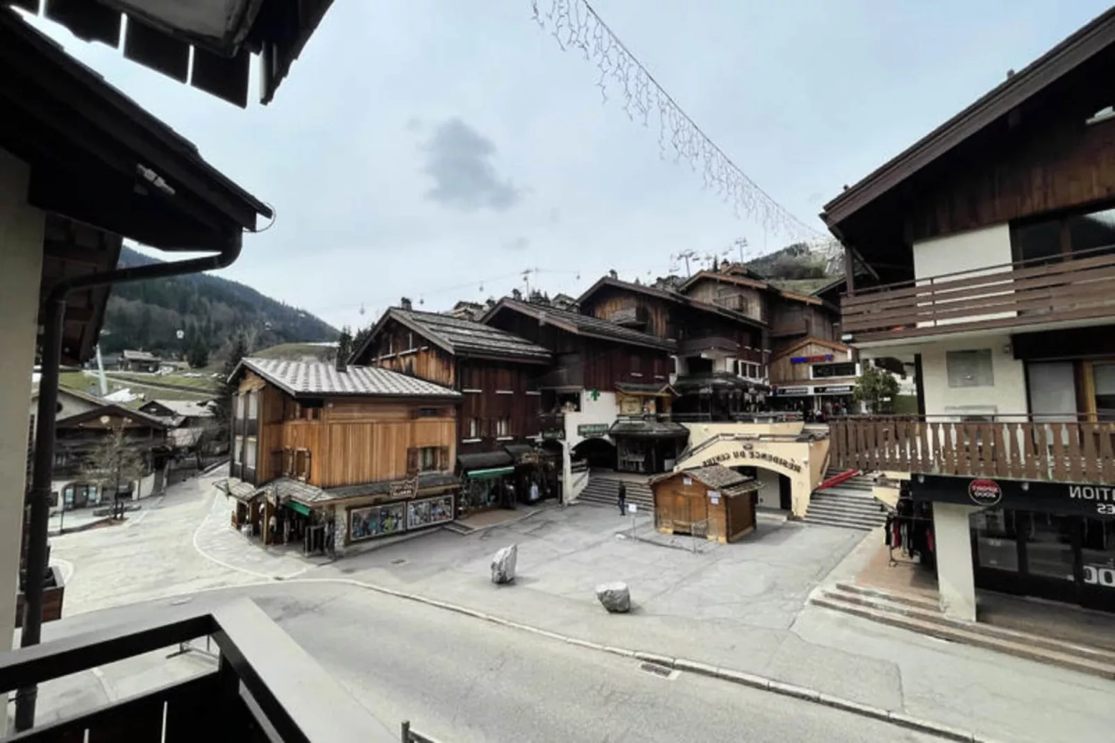 Appartements à La Clusaz-Uitzicht winter