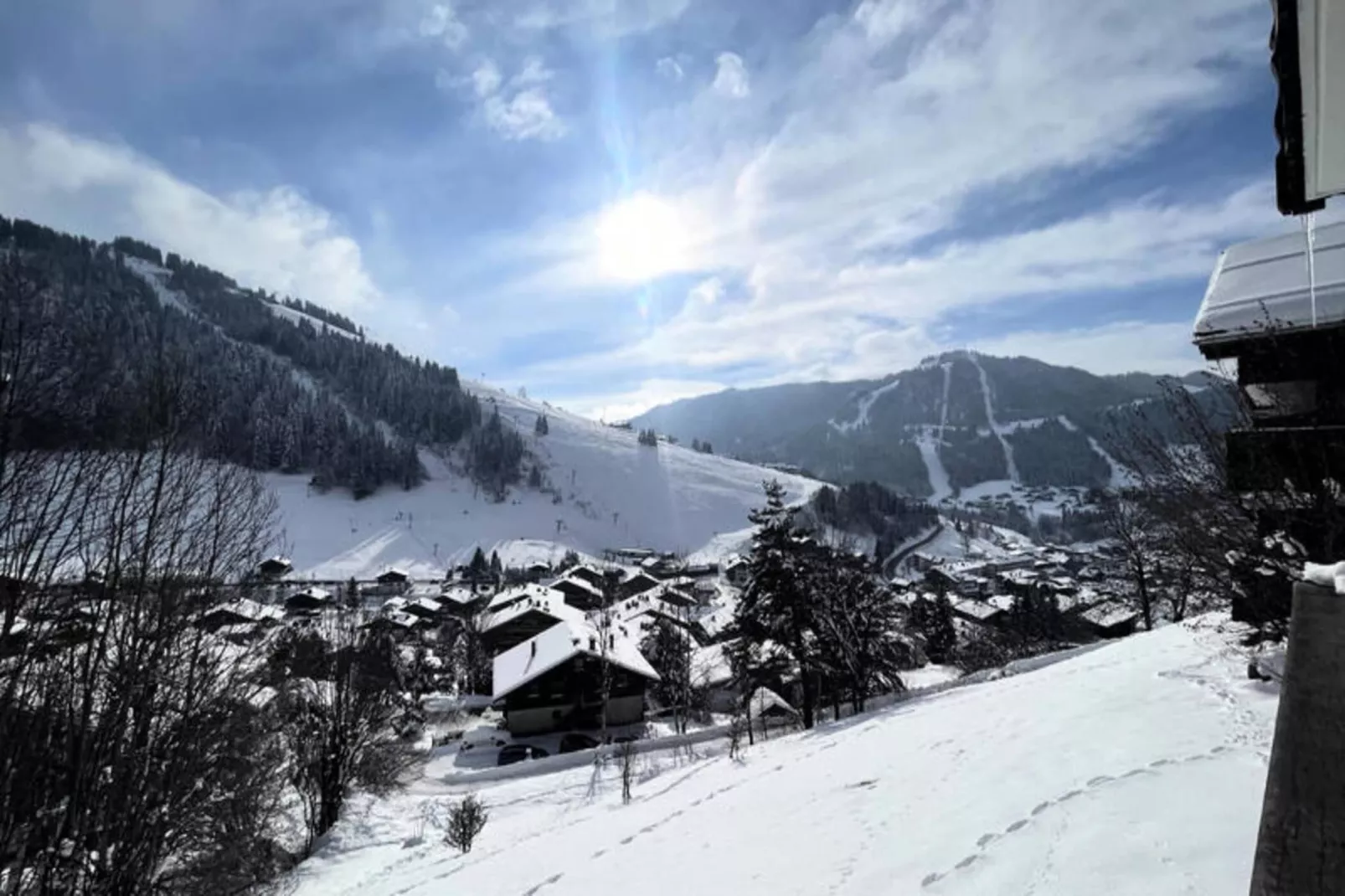 Appartements à La Clusaz-Uitzicht winter