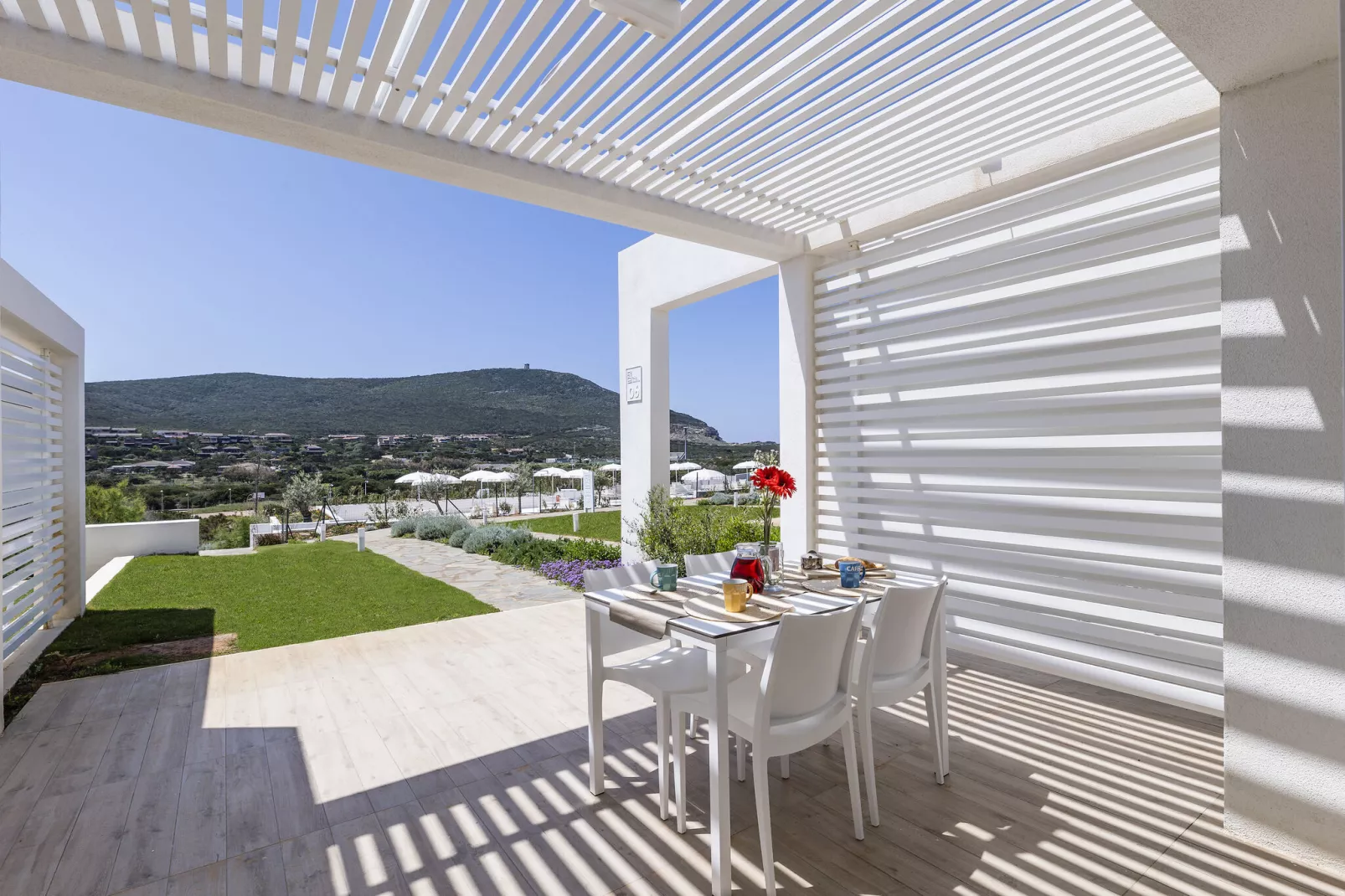 Residence Capo Falcone Stintino "Bilo 4 Premium"-Terrasbalkon