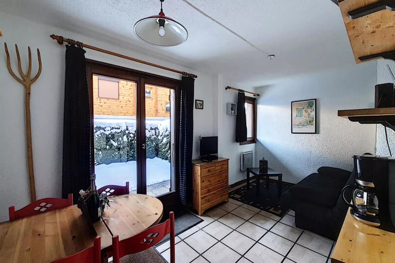 Appartements à Montriond-Eetkamer