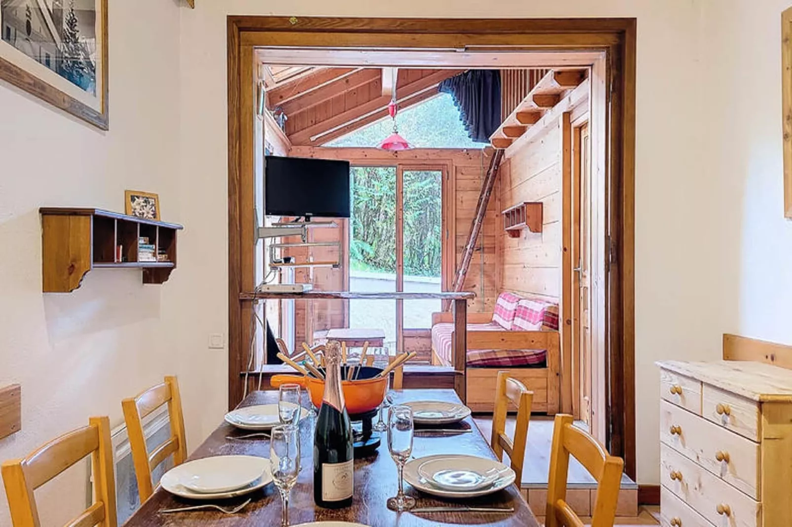 Appartements à Morzine-Eetkamer