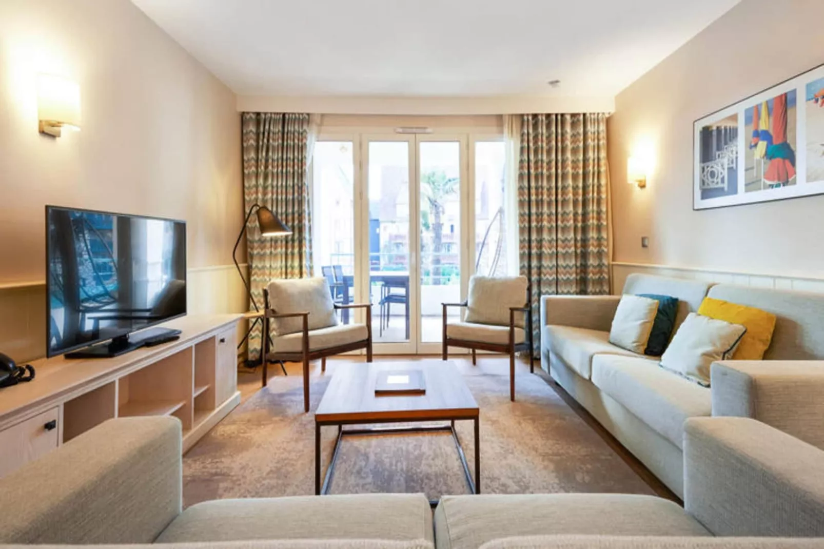 Résidence Presqu'Ile de la Touques-Buitenkant zomer