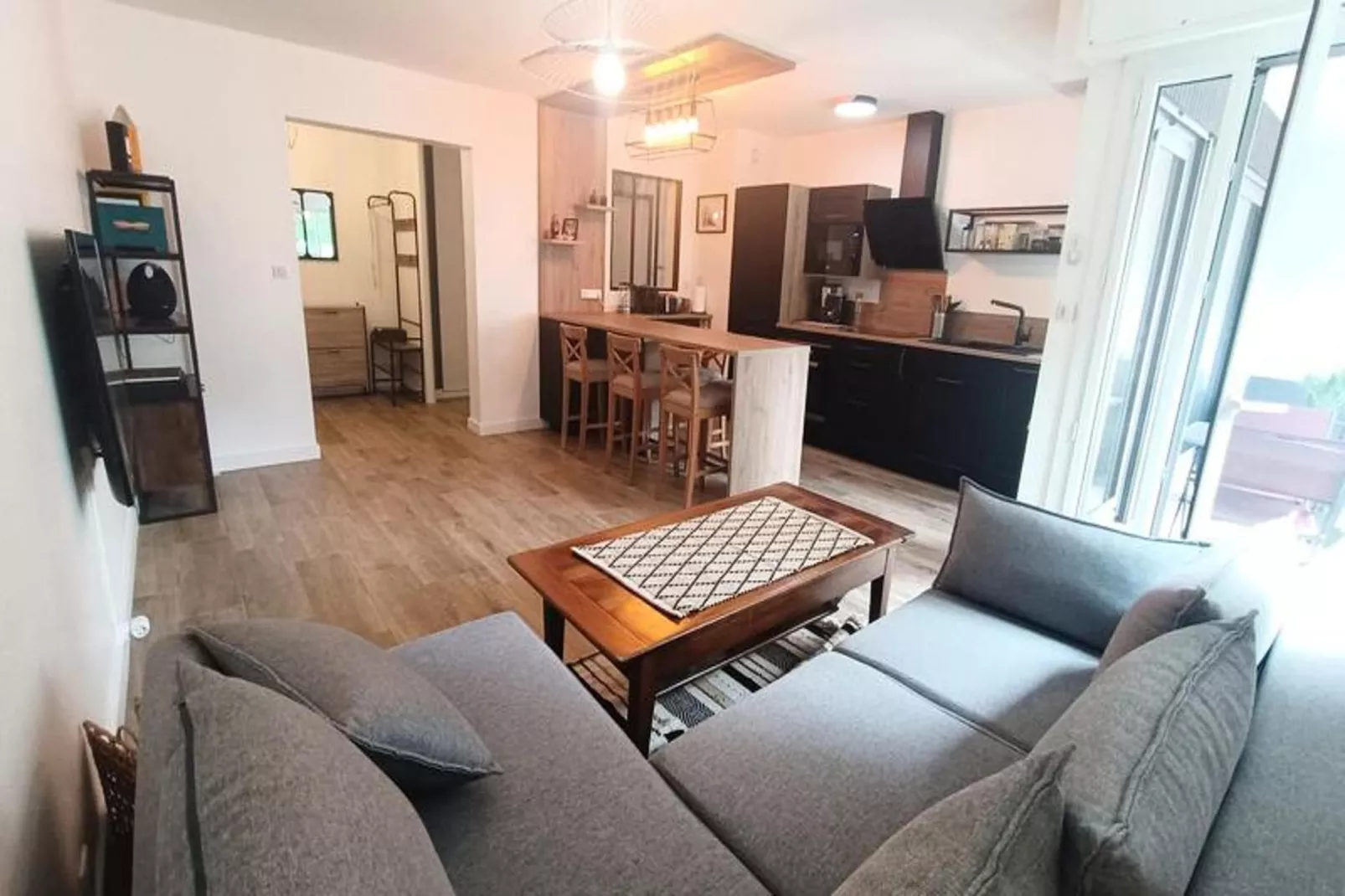 Résidence Le Chateau Durieux 1-Woonkamer