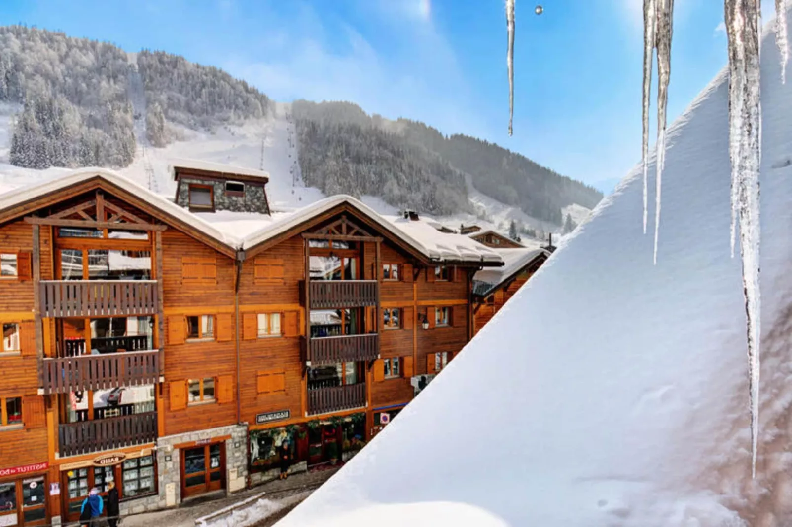 Résidence Le Soleil Levant - Uitzicht winter