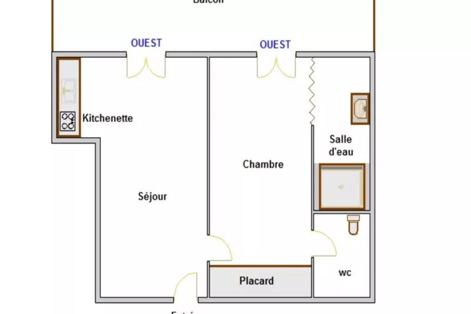 Résidence Soleil D'or-Terrasbalkon