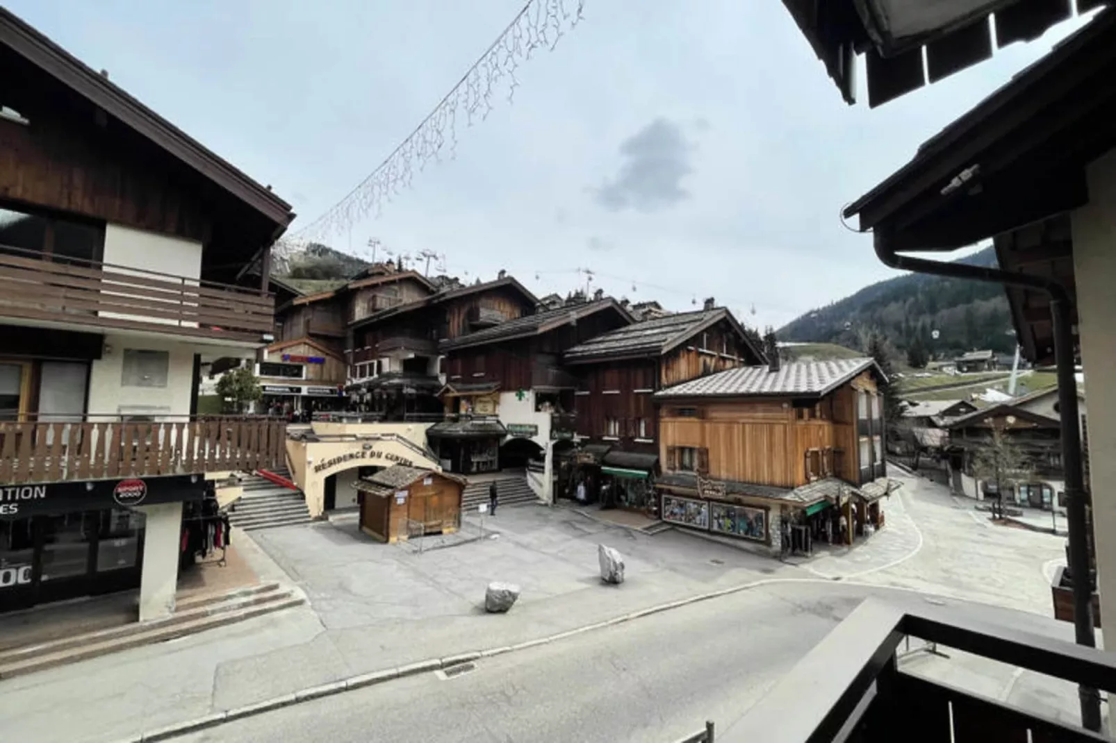 Appartements à La Clusaz-Uitzicht winter