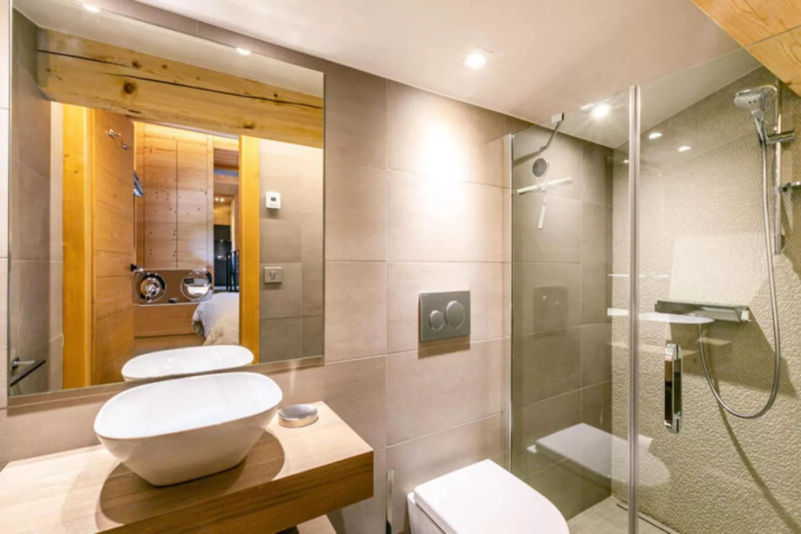 Chalet Mouflon-Badkamer