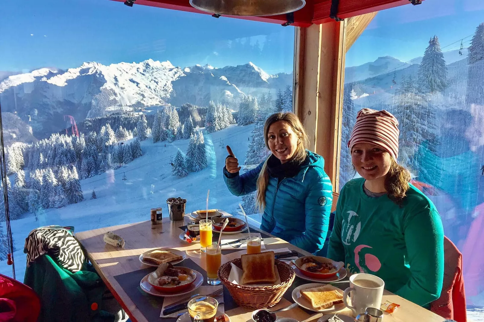 Chalet Du Praz Bat A2-Gebied winter 5km
