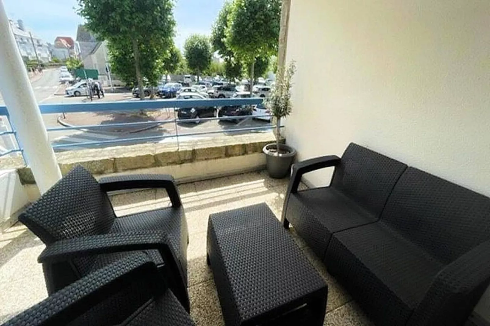 Résidence Hauts Port Maria-Terrasbalkon