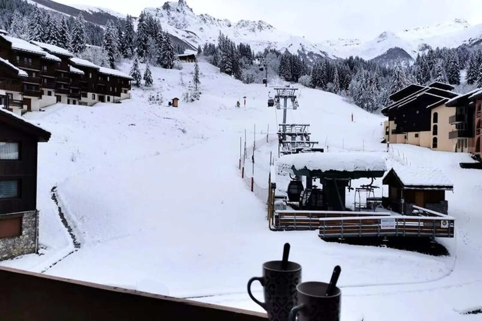 Résidence Pierres Plates - Uitzicht winter