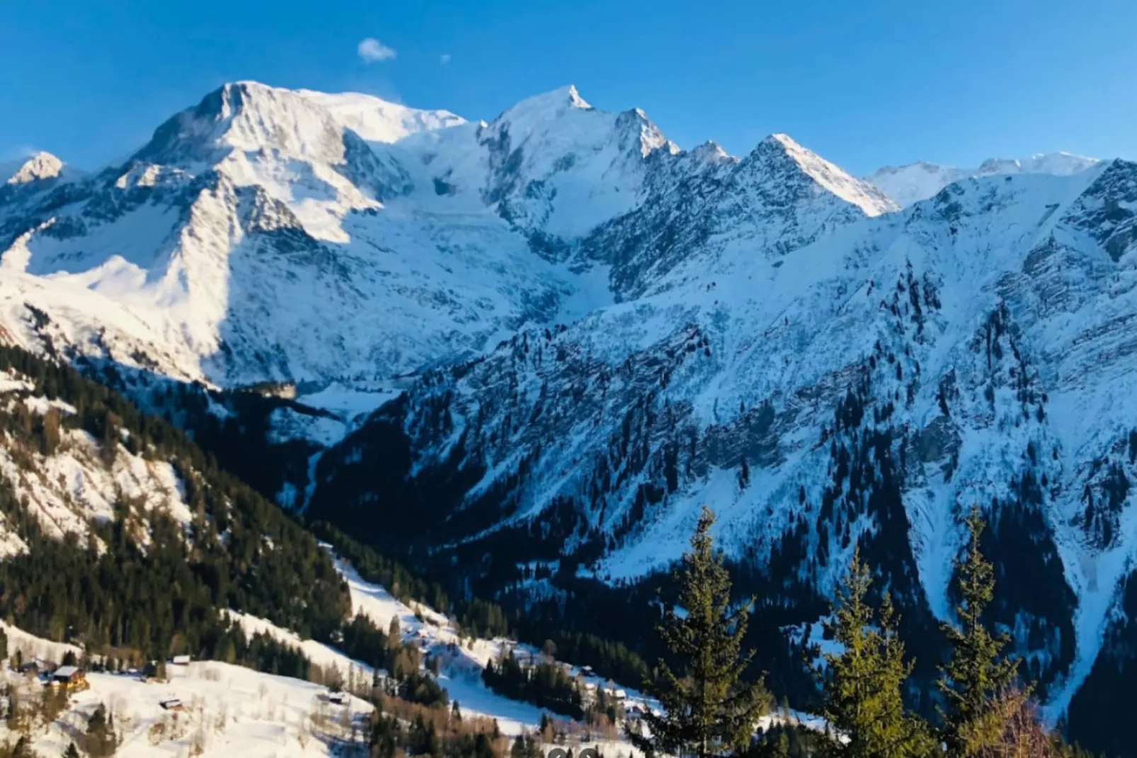 Résidence Les Aiguilles Rouges Bat B-Gebied winter 5km