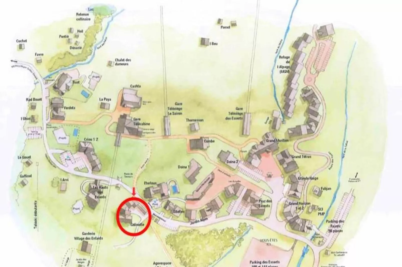 Résidence Gelinotte-Buitenkant zomer