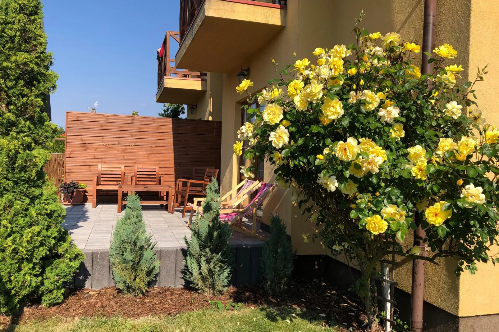 Semi-detached houses Rowy-Terrasbalkon