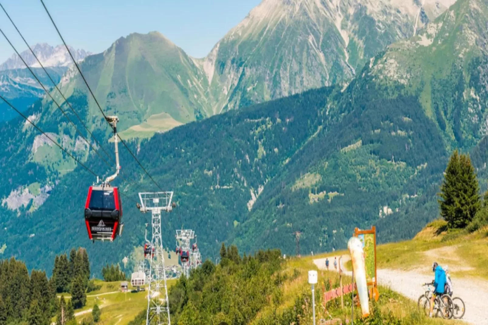 Résidence Combettes-Gebied winter 1km
