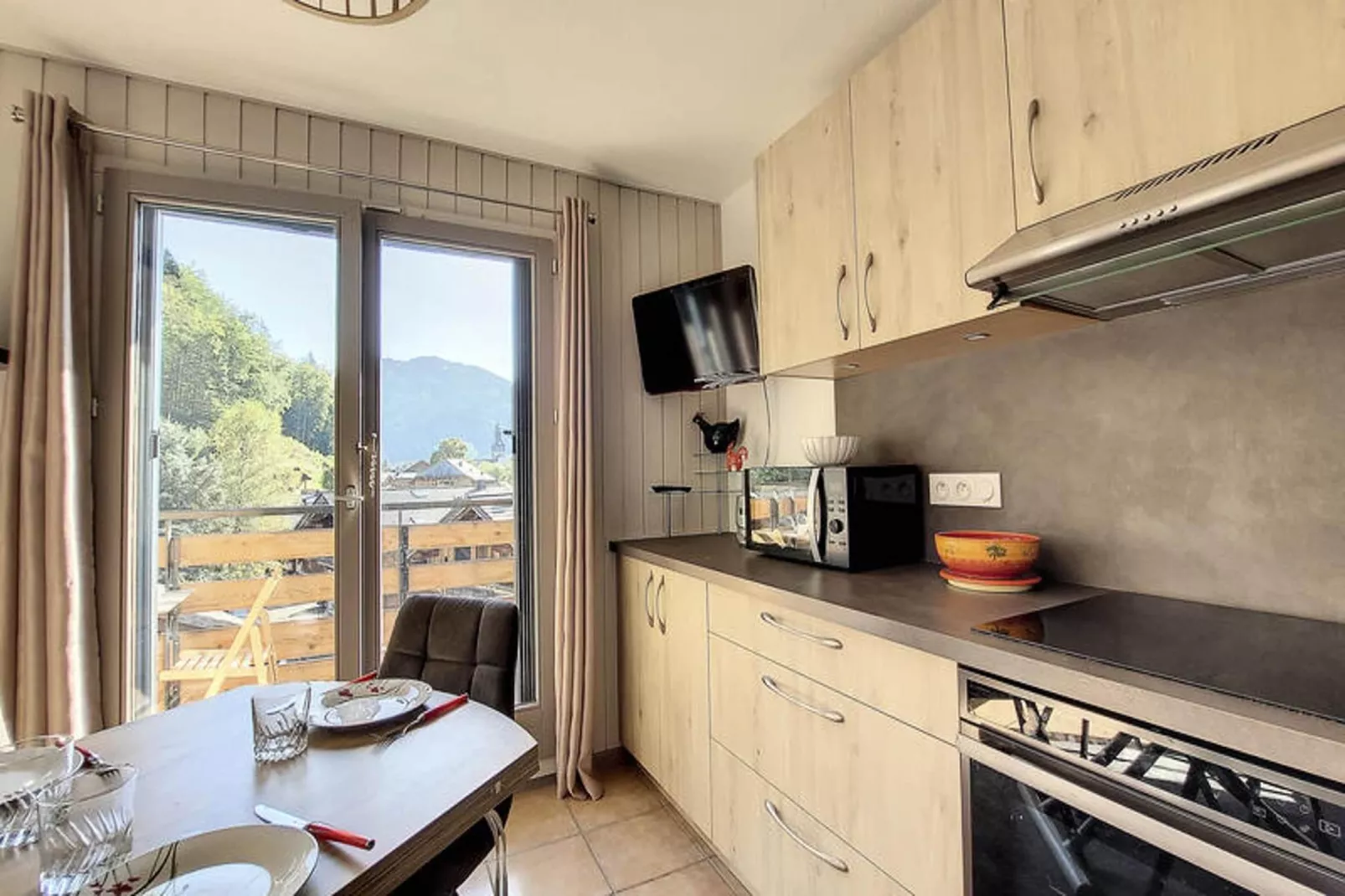 Appartements à Montriond-Keuken