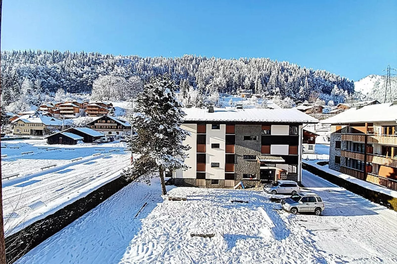 Appartements à Morzine-Uitzicht winter