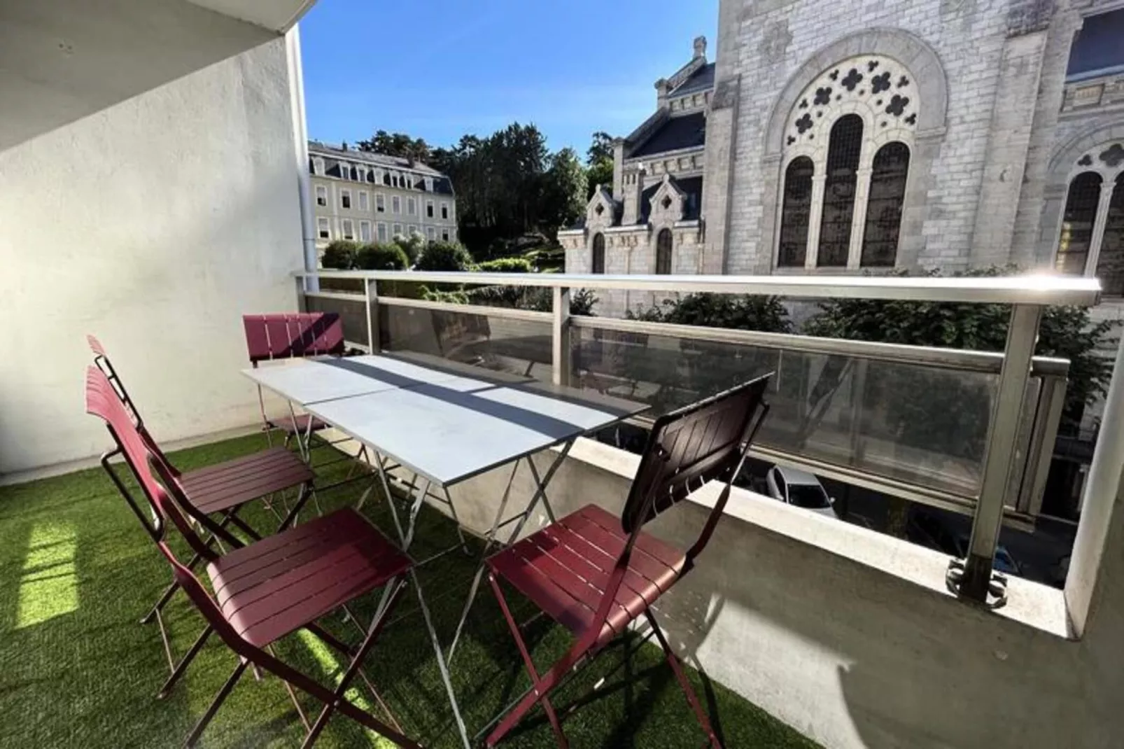 Résidence Le Chateau Durieux 1-Terrasbalkon
