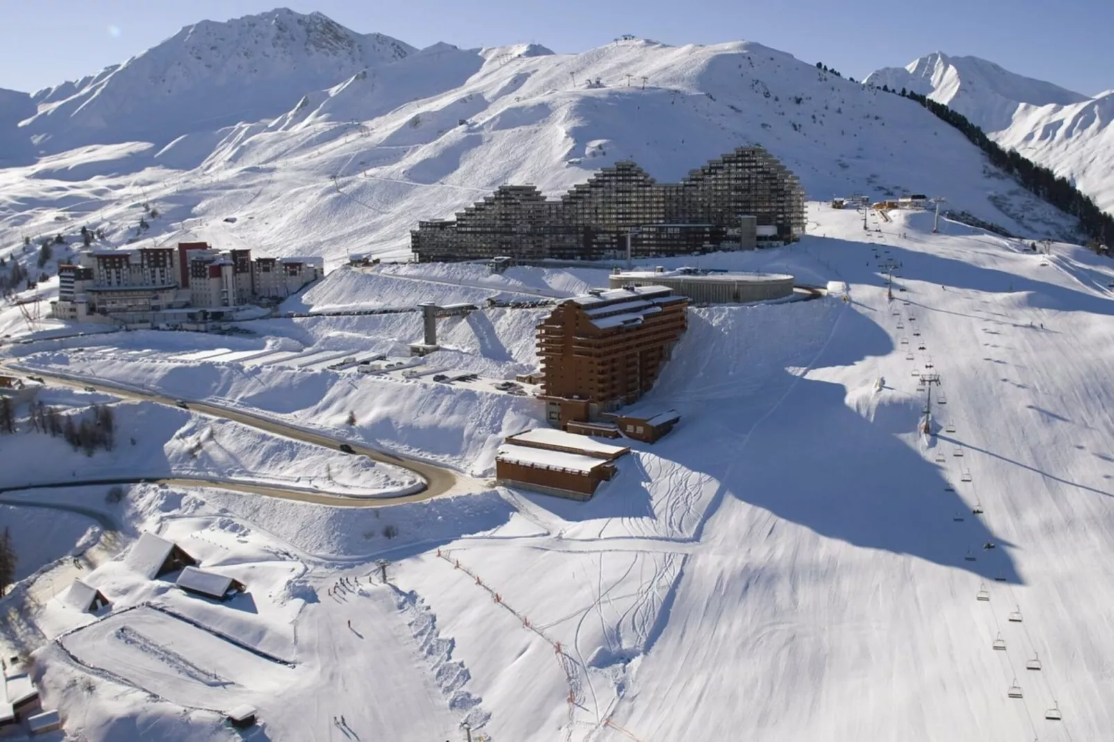 Résidence Les Chalets des Arolles - maeva Home-Gebied winter 5km