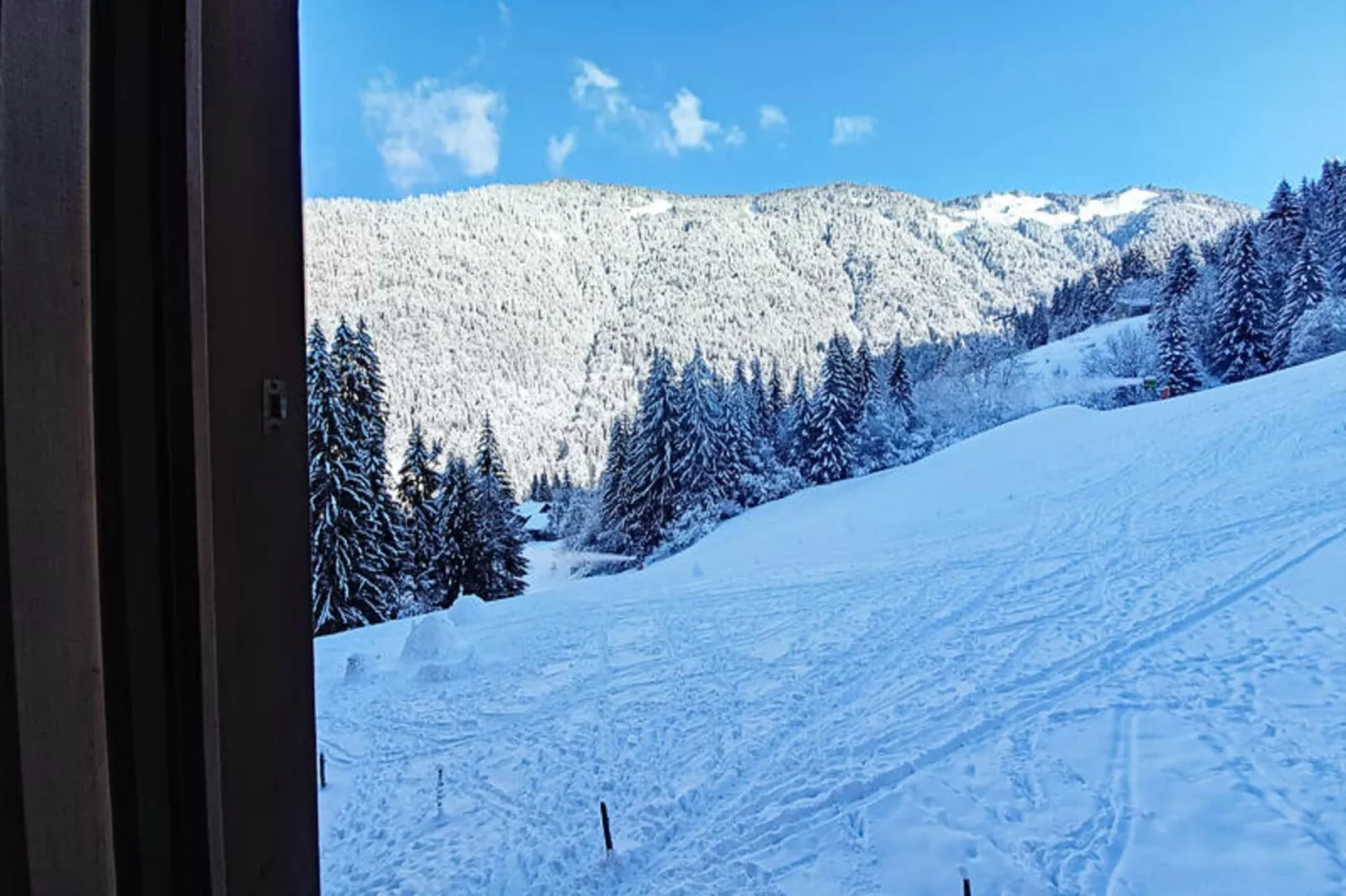 Appartements à Saint Jean d'Aulps-Uitzicht winter