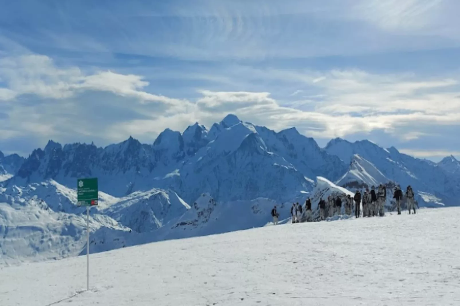 Résidence Edelweiss-Gebied winter 1km