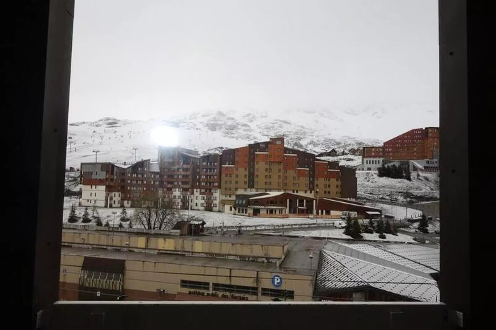 Résidence Bergers P&v-Uitzicht winter