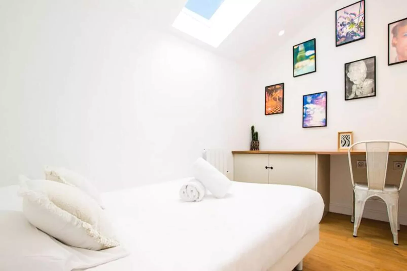 Superbe Maison Au Coeur De La Ville &agrave; Deux Pas De La C&ocirc;te Des Basques-Slaapkamer