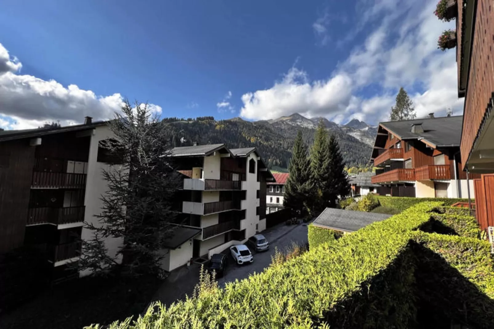 Appartements à La Clusaz-Uitzicht winter