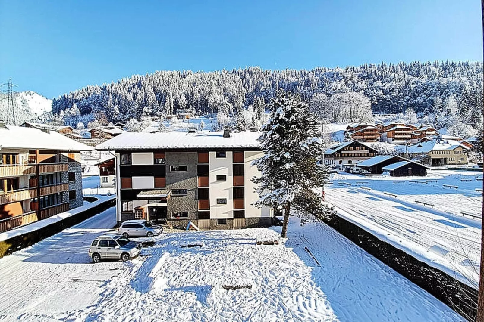 Appartements à Morzine-Uitzicht winter