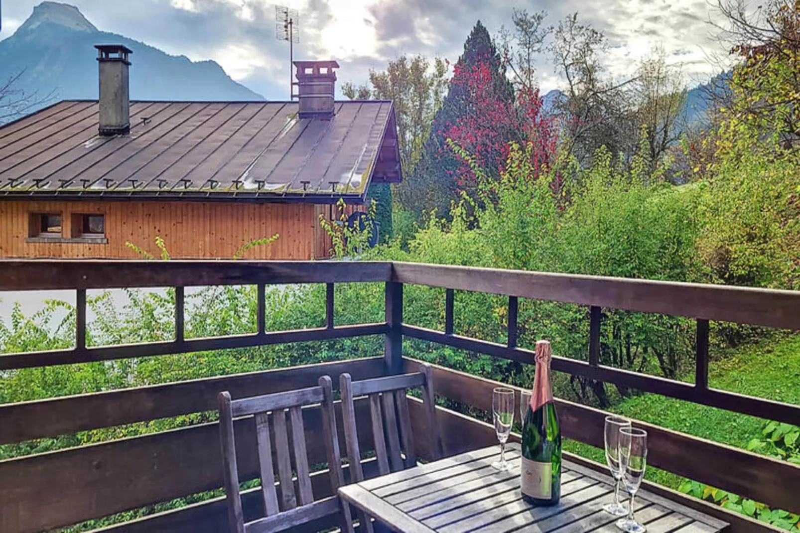 Appartements à Morzine-Terrasbalkon