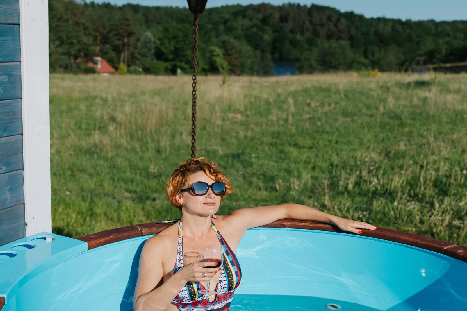 White Heron-Terrasbalkon