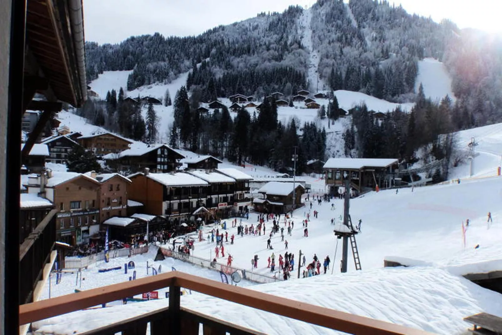 Résidence Moraine-Uitzicht winter