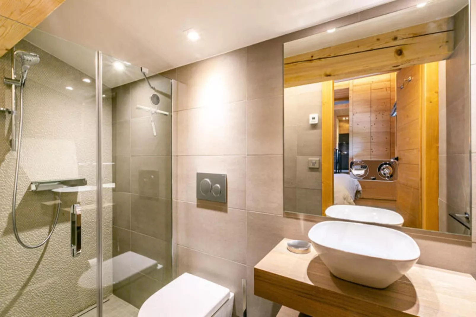 Chalet Mouflon-Badkamer