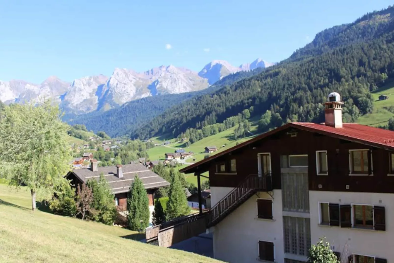 Résidence Choucas-Gebieden zomer 1km